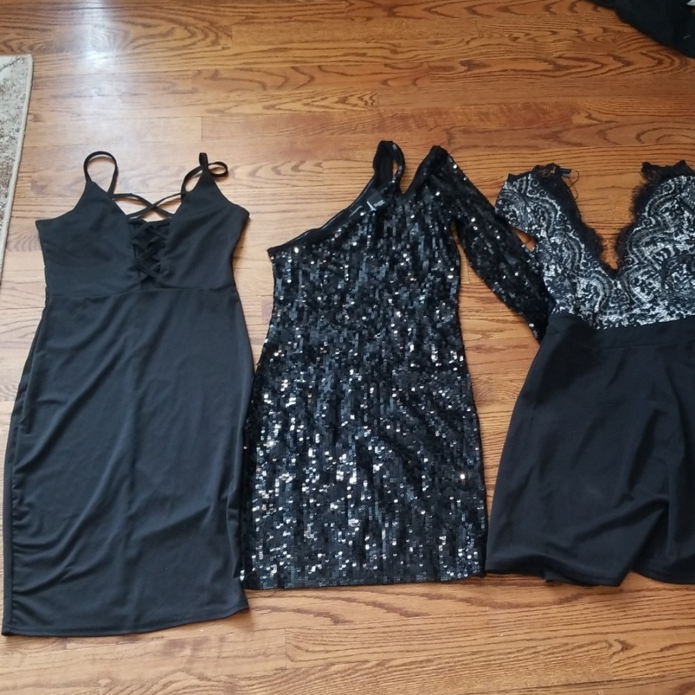 3 cocktail dresses bundle